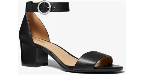 michael kors lena shoes|Lena Leather Sandal .